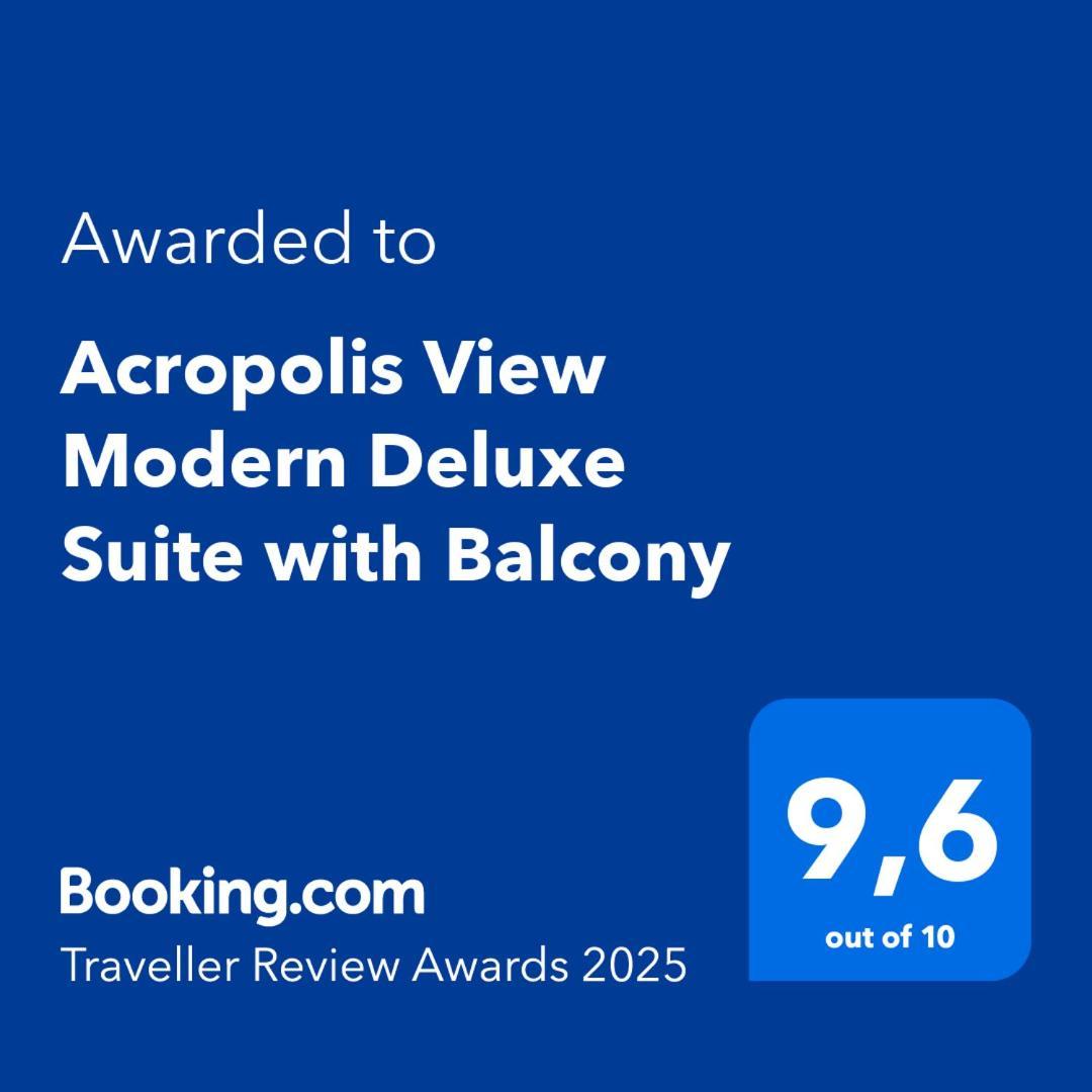 Acropolis View Modern Deluxe Suite With Balcony Athen Eksteriør bilde